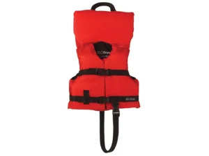Onyx Nylon General Purpose Life Jacket - Infant/Child Under 50lbs - Red