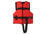 Onyx Nylon General Purpose Life Jacket - Child 30-50lbs - Red