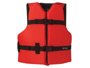 Onyx Nylon General Purpose Life Jacket - Youth 50-90lbs - Red