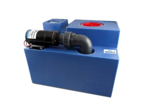 Albin Group 12 Gallon (47L) Waste Water Tank CPL Macerator - 12V