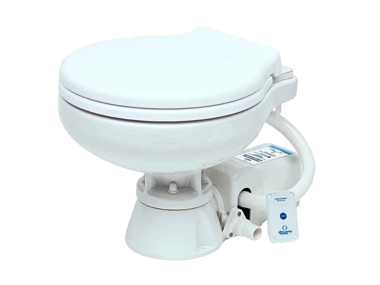 Albin Group Marine Toilet Standard Electric EVO Compact Low - 24V