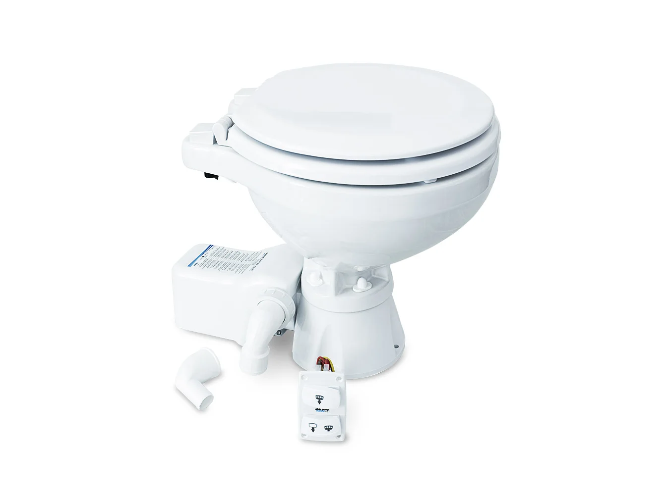 Albin Group Marine Toilet Silent Electric Compact - 12V