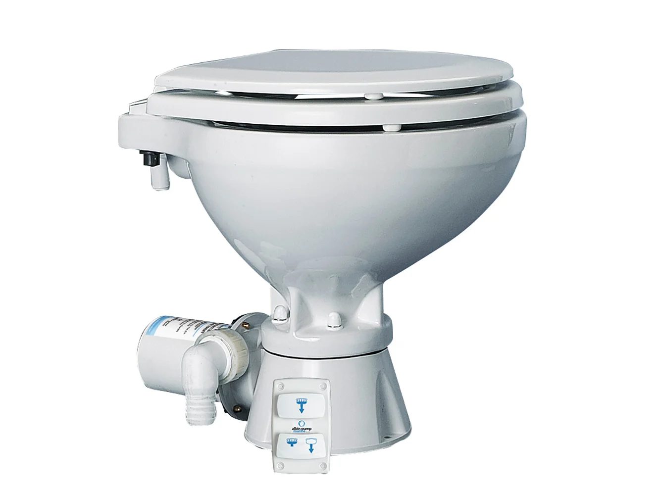 Albin Group Marine Toilet Silent Electric Compact - 24V