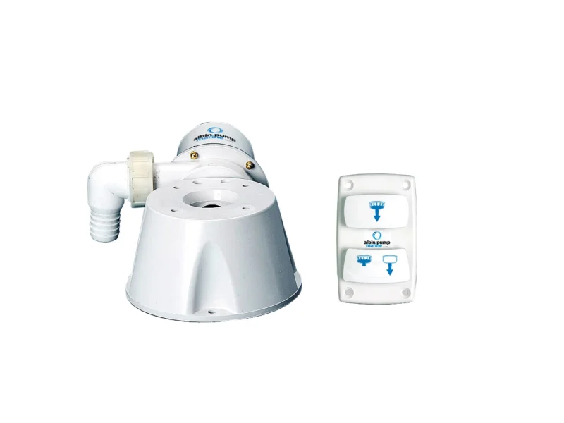 Albin Group Marine Silent Electric Toilet Kit - 24V