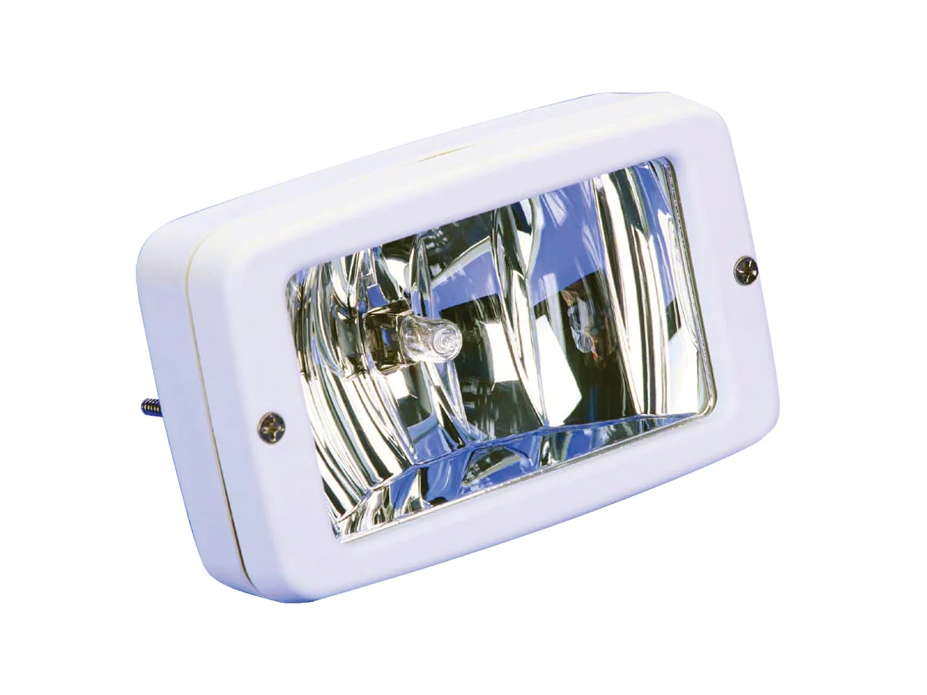 Marinco Flush Mount Halogen Deck Lamp - 12V - 55W - White