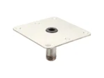 Attwood SWIVL-EZE 7x7 Lock'N-Pin Zinc Plated Steel 3/4" Pin Base