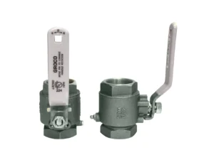 GROCO 1" NPT Stainless Steel In-Line Ball Valve