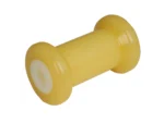 C.E. Smith Spool Roller 5" - 5/8" ID - Gold TPR w/Bushing White Solid