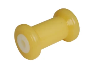 C.E. Smith Spool Roller 5" - 5/8" ID - Gold TPR w/Bushing White Solid