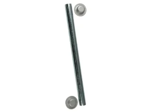 C.E. Smith Package Roller Shaft 1/2" x 6-1/4" w/Cap Nuts - Zinc
