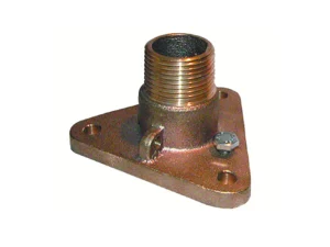 GROCO 1-1/2" Bronze NPS to NPT Flange Adapter