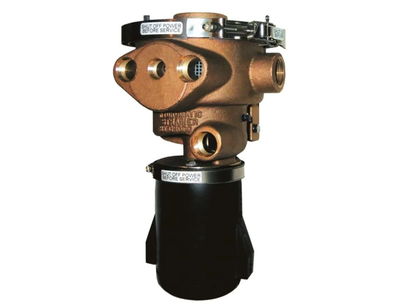 GROCO 1-1/2" Inlet Hydromatic Self-Cleaning Strainer - 12V