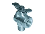 GROCO 1/2" NPT 90° Stainless Steel Fuel Valve