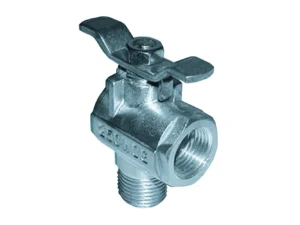 GROCO 1/2" NPT 90° Stainless Steel Fuel Valve