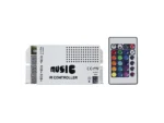 HEISE Sound Activated RGB Controller w/IR Remote