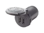 Blue Sea 1046 48V Dual USB Charger Socket Mount