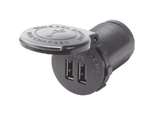 Blue Sea 1046 48V Dual USB Charger Socket Mount