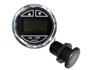Faria Chesapeake Black 2" Depth Sounder w/Thru-Hull Transducer