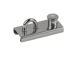 Schaefer T-Track Stainless Steel Slider 1" x 1/8" Lined
