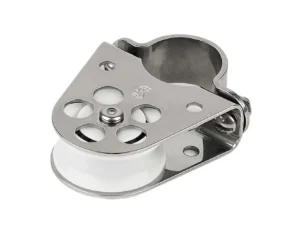 Schaefer Clamp-On Furling Line Stanchion Lead Block - 1" Ball Bearing