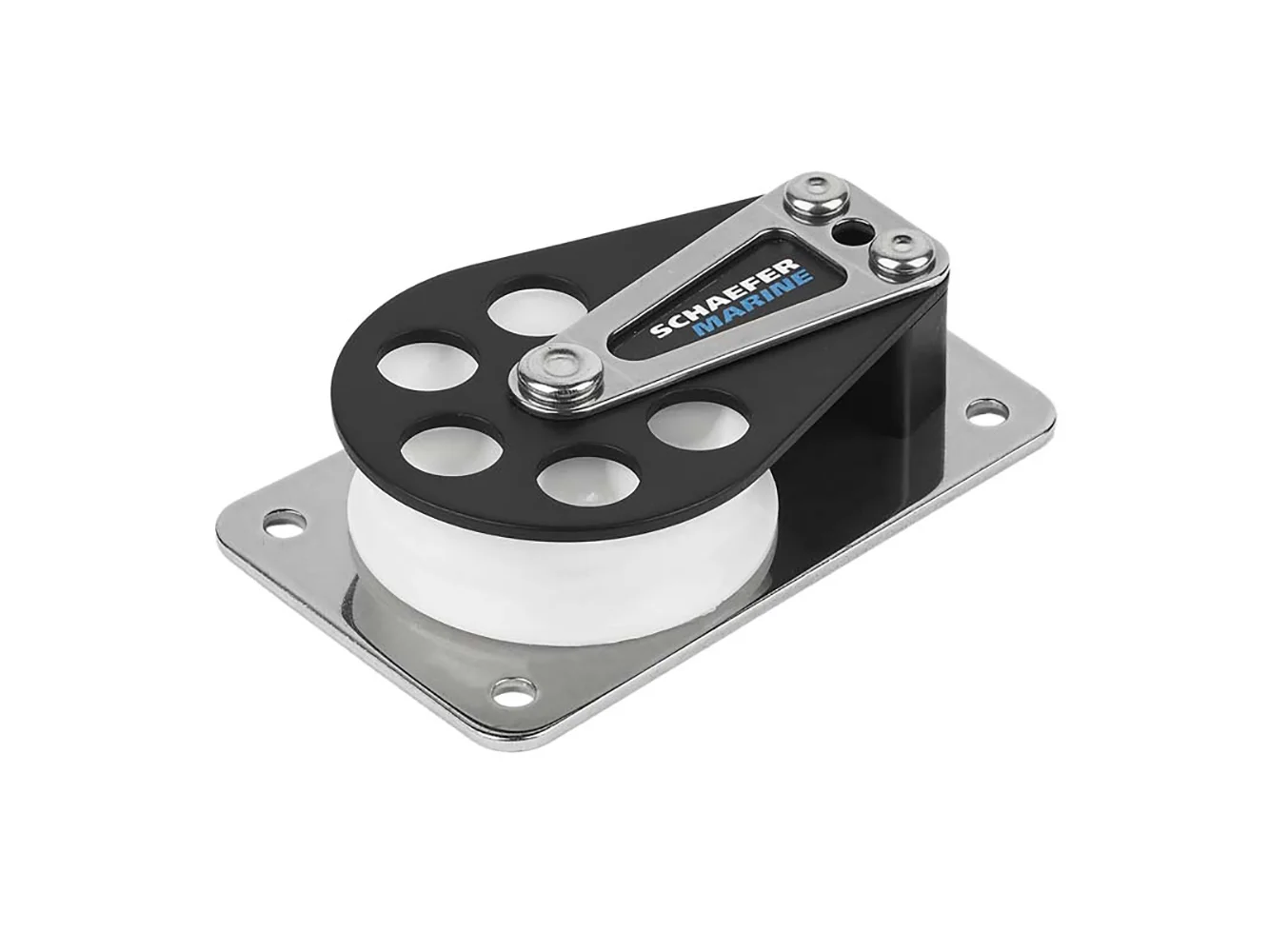 Schaefer Series 5 Flat Base/Alum Cheek/Delrin Sheave