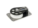 Schaefer Series 7 Flat Base/Aluminum Cheek/Delrin Sheave