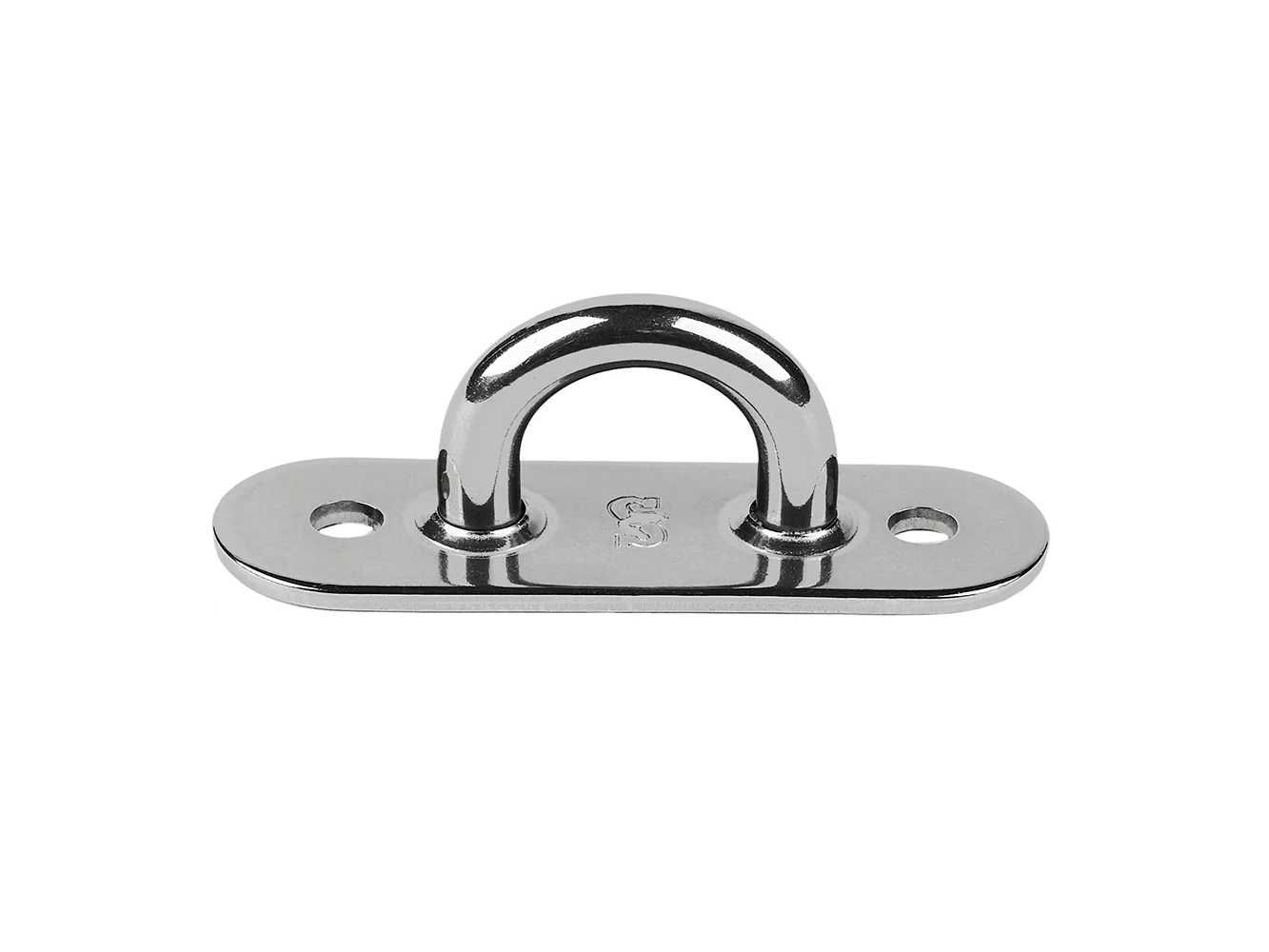 Schaefer Stainless Steel Welded Pad Eye - 3"L x 1"W