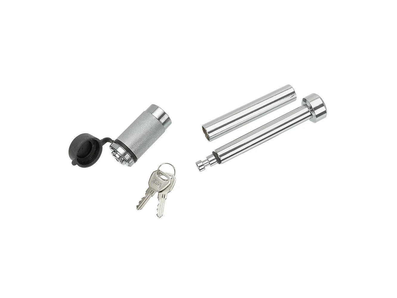 Draw-Tite Receiver Lock 5/8" f/3" Square Class V Receivers Sleeved to 3/4' Dogbone Style