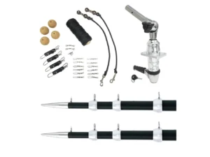 Tigress XD Top Mount System - 18' Carbon Fiber Black/Silver Ultimate Rigging Kit