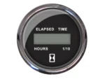 Faria Chesapeake Black 2" Hourmeter (Digital)