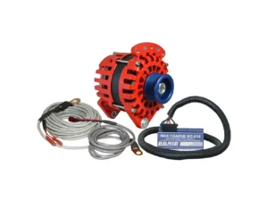 Balmar Alternator 3.15" Dual Foot Saddle J10 Serpentine Pulley Regulator & Temp Sensor - 170A Kit - 12V