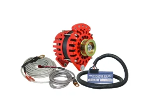 Balmar Alternator 3.15" Dual Foot Saddle K6 Serpentine Pulley Regulator & Temp Sensor - 170A Kit - 12V