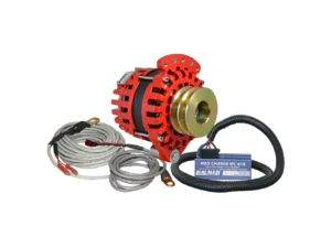 Balmar Alternator 1-2" Single Foot Dual V Pulley Regulator & Temp Sensor - 170A Kit - 12V