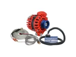 Balmar Alternator 1-2" Single Foot J10 Serpentine Pulley Regulator & Temp Sensor - 170A Kit - 12V