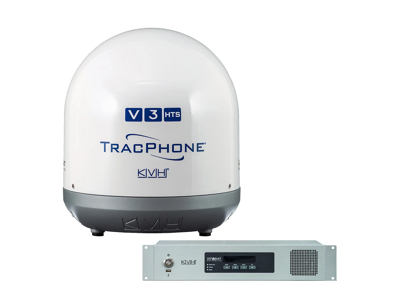 KVH TracPhone® V3-HTS Ku-Band 14.5" mini-VSAT