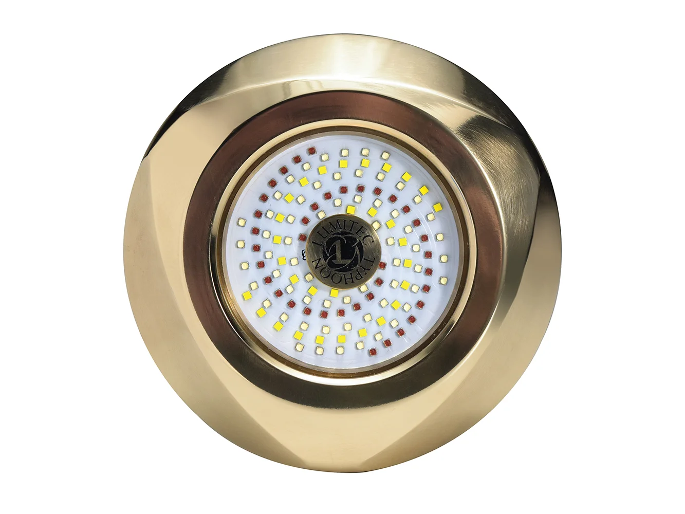 Lumitec SeaBlaze Typhoon Underwater Bronze Thru-Hull LED Light - White/Blue