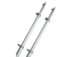 TACO 18' Deluxe Outrigger Poles w/Rollers - Silver/Silver