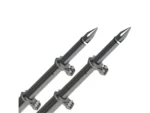 TACO 18' Deluxe Outrigger Poles w/Rollers - Silver/Black