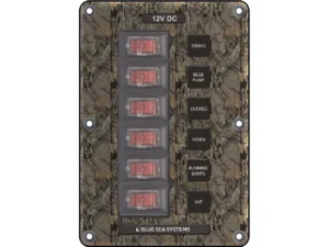 Blue Sea 4325 Circuit Breaker Switch Panel 6 Position - Camo