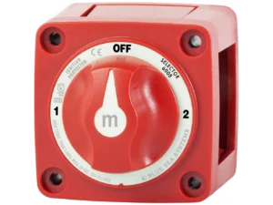 Blue Sea 6008 M-Series Battery Switch 3 Position - Red