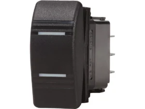 Blue Sea Contura Switch DPDT Black - ON-ON