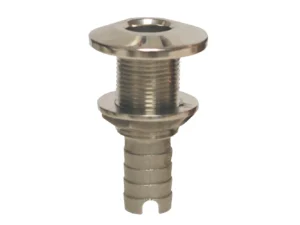 GROCO Stainless Steel Hose Barb Thru-Hull Fitting - 1-1/2"