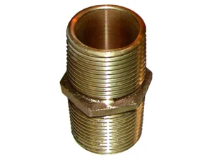 GROCO Bronze Pipe Nipple - 1/2" NPT