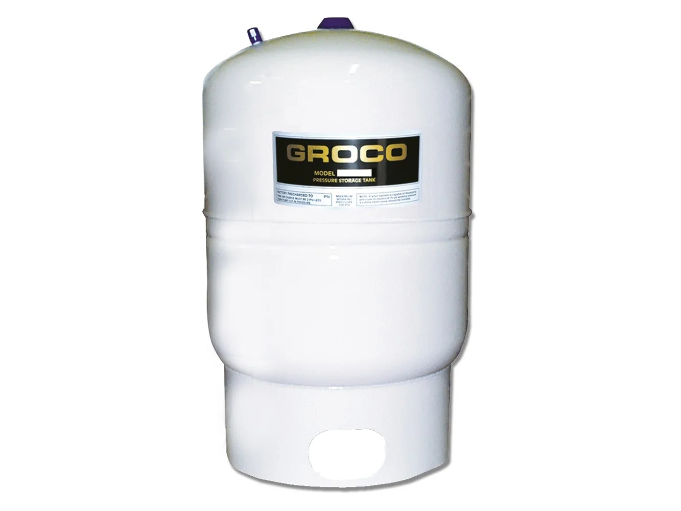 GROCO Pressure Storage Tank - 6.2 Gallon Drawdown