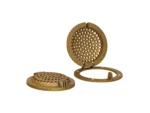 GROCO Bronze Round Hull Strainer w/Access Door f/Up To 4" Thru-Hull
