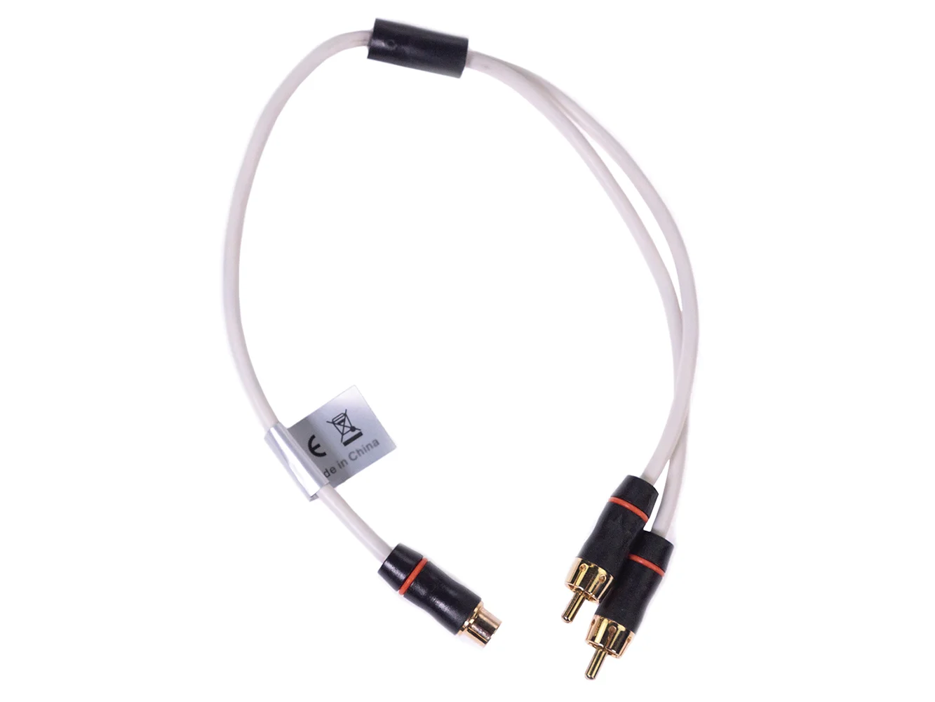Fusion Performance RCA Cable Splitter - 1 Female to 2 Male - .9'