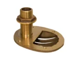 GROCO 1" Bronze Combo Scoop Thru-Hull w/Nut