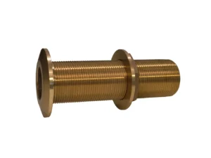 GROCO 1-1/2" Bronze Extra Long Thru-Hull Fitting w/Nut