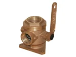 GROCO 1-1/4" Safety Seacock w/1" Side Port