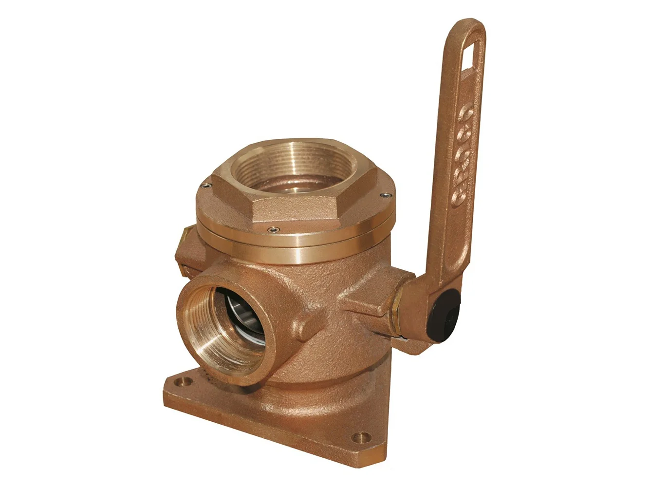 GROCO 3" Safety Seacock w/2-1/2" Side Port